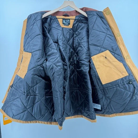 Carhartt Firm Duck Insulated Traditional Coat Brown Men 3XL Loose Fit OC0003-M - Picture 4 of 9